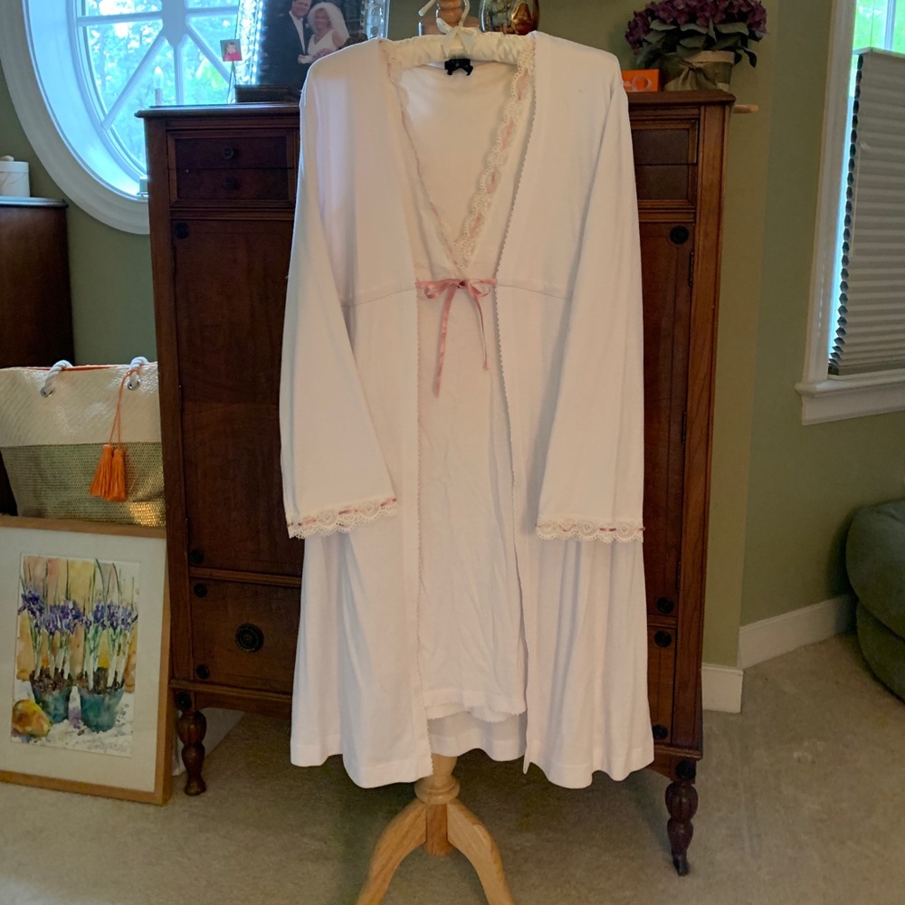 Maternity Nightgown and Robe Set